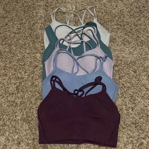 lululemon like a cloud longline bra bundle 6